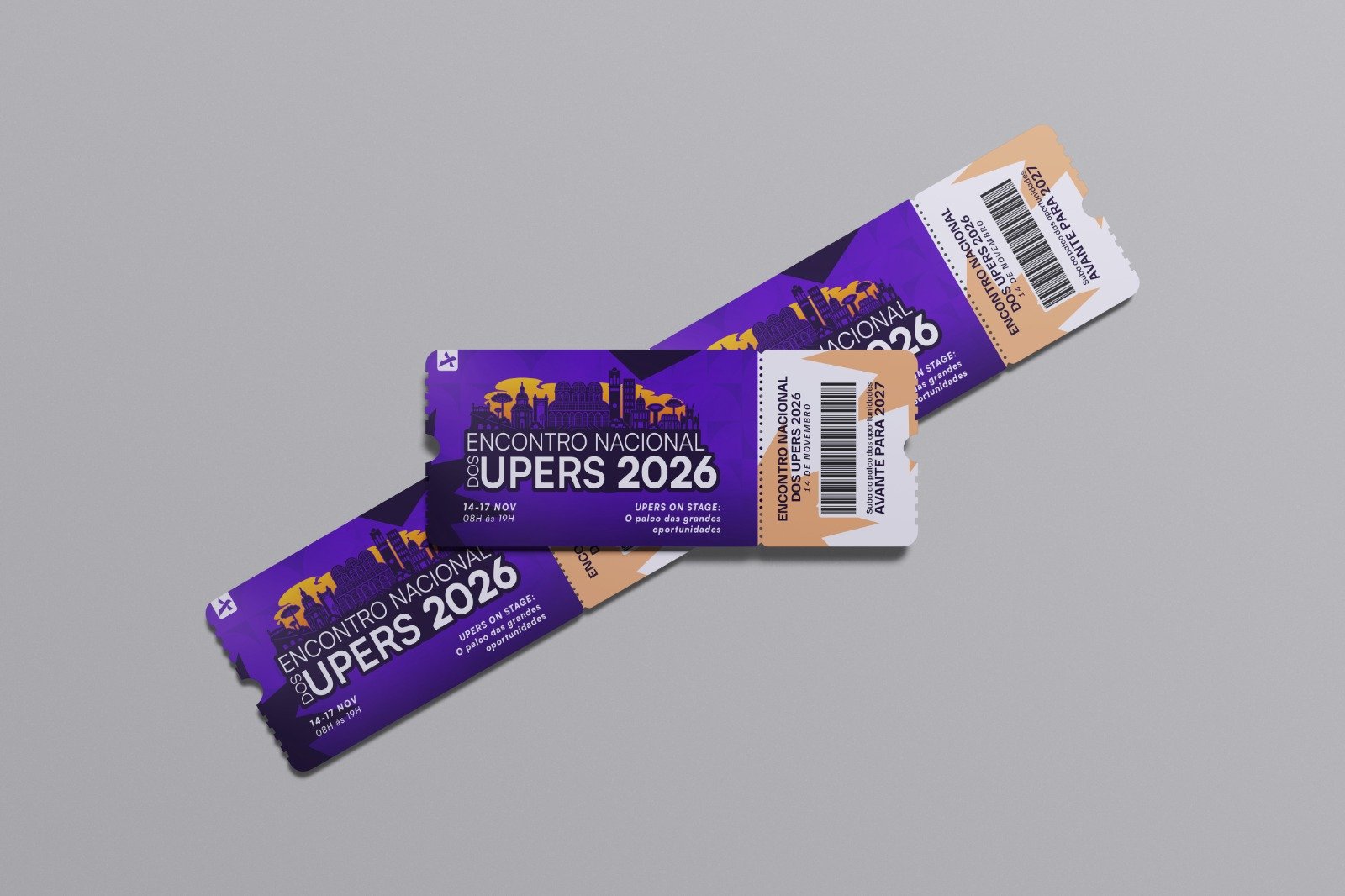 Ingressos oficiais do ENUPERS 2026 — Upers On Stage